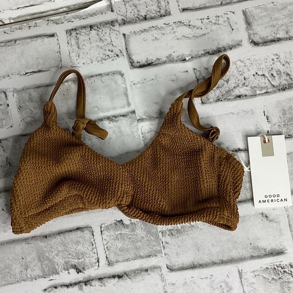 Good America crinkle always fits twist top Size:1 - Picture 2 of 7